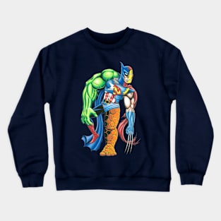 Frankenhero - no background Crewneck Sweatshirt